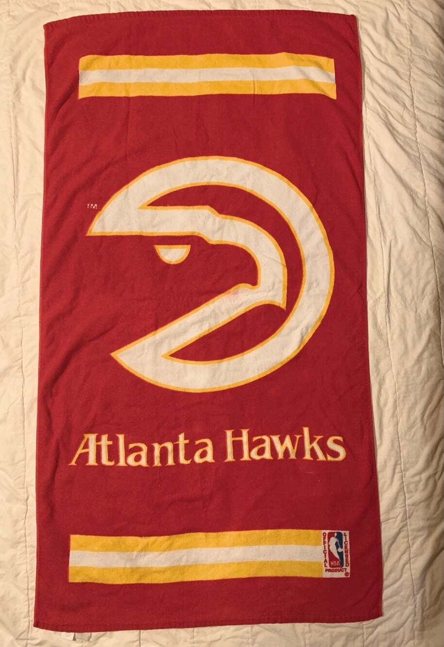 Atlanta Hawks NBA Red beach towel